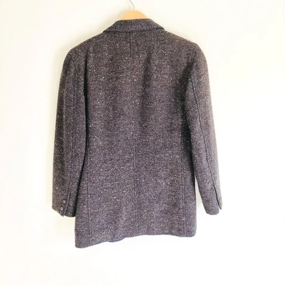 Tweedy square cut wool blazer - Picture 10 of 16